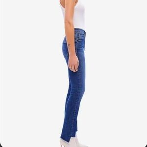Mother Blue Mid Rise Ankle Jeans